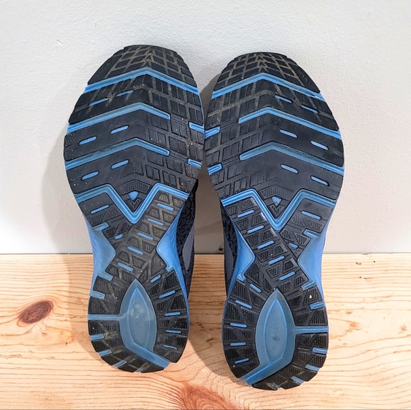 Brooks Launch 6 Running Shoes Black Blue Mesh Athletic 1102971D011 Size 10 - Picture 5 of 11